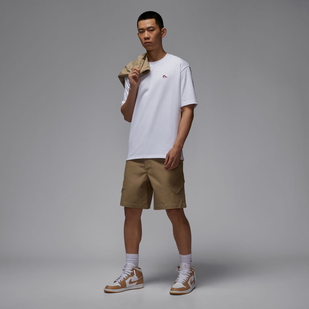 【WS】NIKE JORDAN ESS STMT CHI SHORT 男 卡其 籃球 運動 短褲 HF9366-257-細節圖8