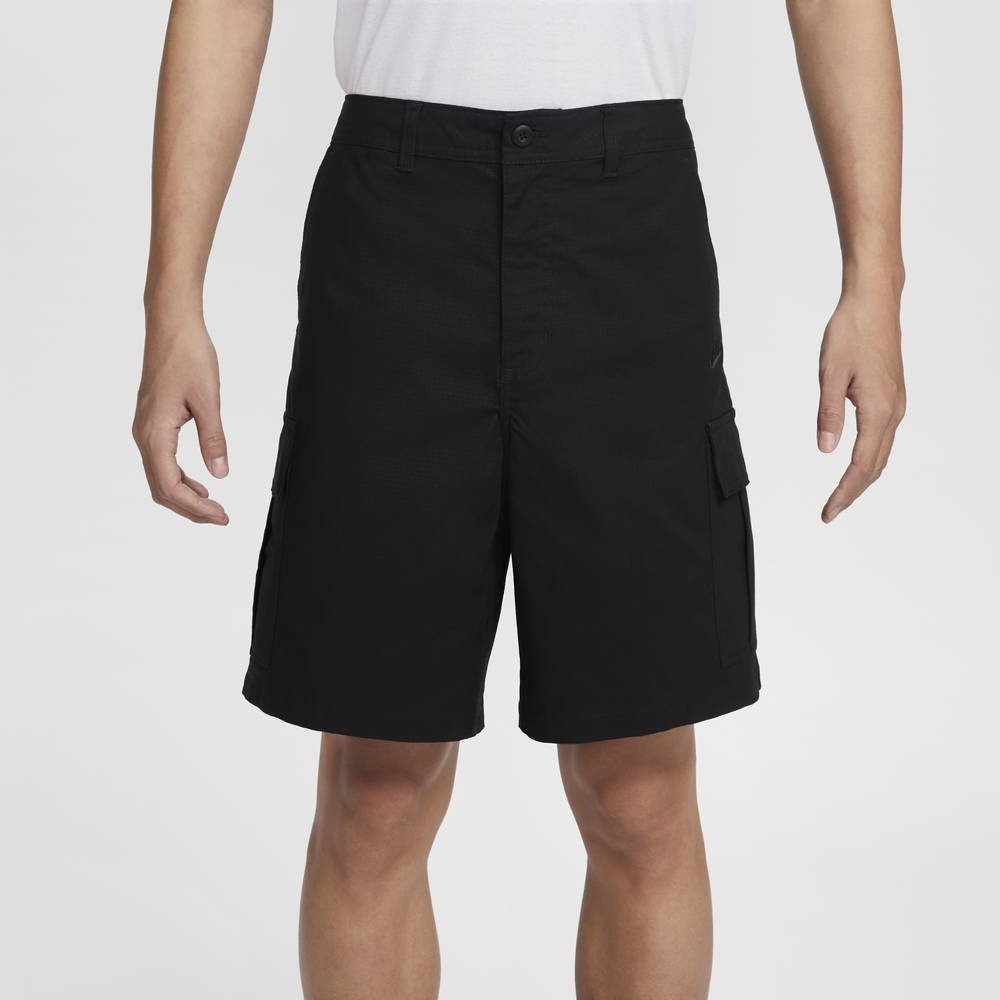 【WS】NIKE CLUB CHINO SHORT 復古 工裝 運動 休閒 短褲 卡其 FN3518-247 黑010-細節圖7