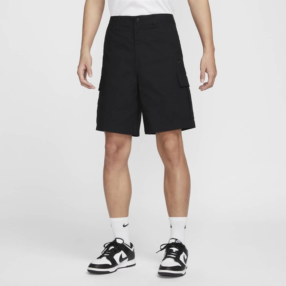 【WS】NIKE CLUB CHINO SHORT 復古 工裝 運動 休閒 短褲 卡其 FN3518-247 黑010-細節圖9