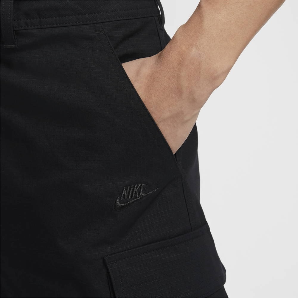 【WS】NIKE CLUB CHINO SHORT 復古 工裝 運動 休閒 短褲 卡其 FN3518-247 黑010-細節圖10