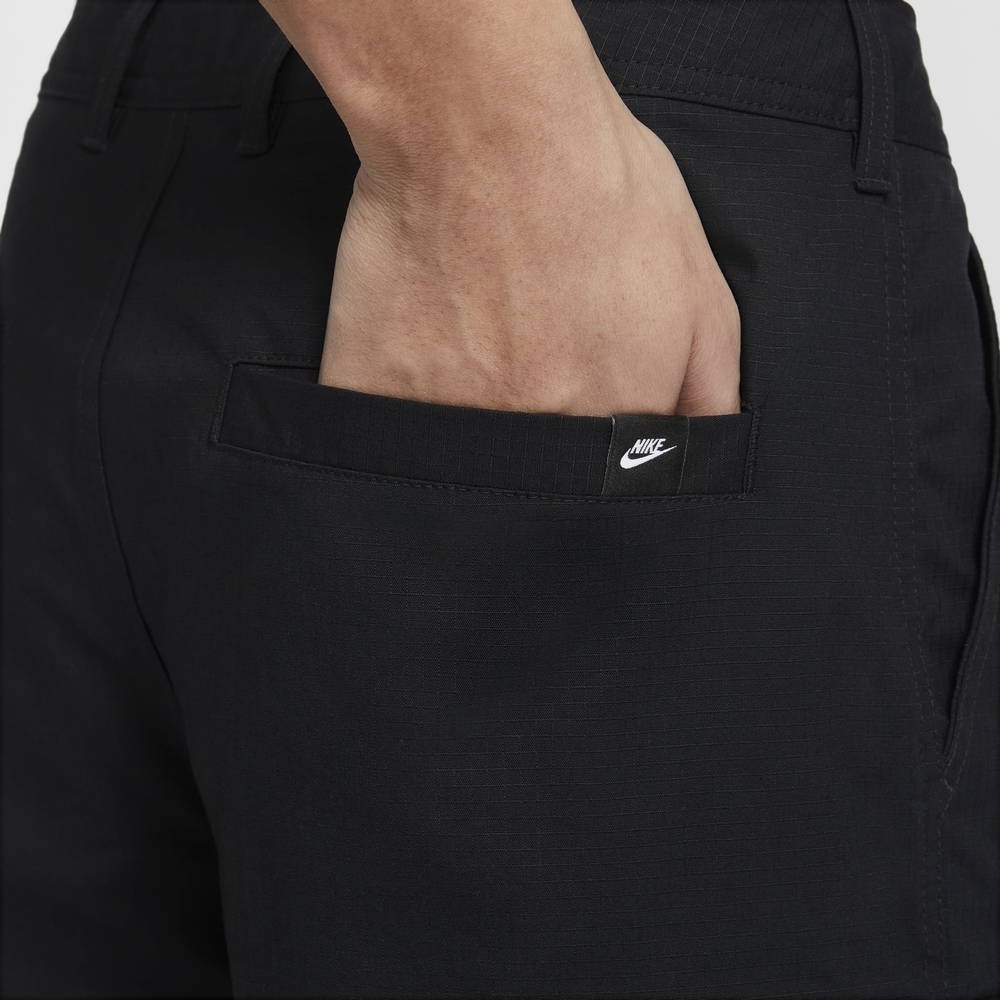 【WS】NIKE CLUB CHINO SHORT 復古 工裝 運動 休閒 短褲 卡其 FN3518-247 黑010-細節圖11