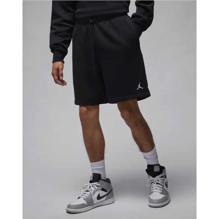 【WS】NIKE JORDAN BROOKLYN FLC 男款 抽繩 運動 刺繡LOGO 棉短褲 FV7288-010-細節圖2