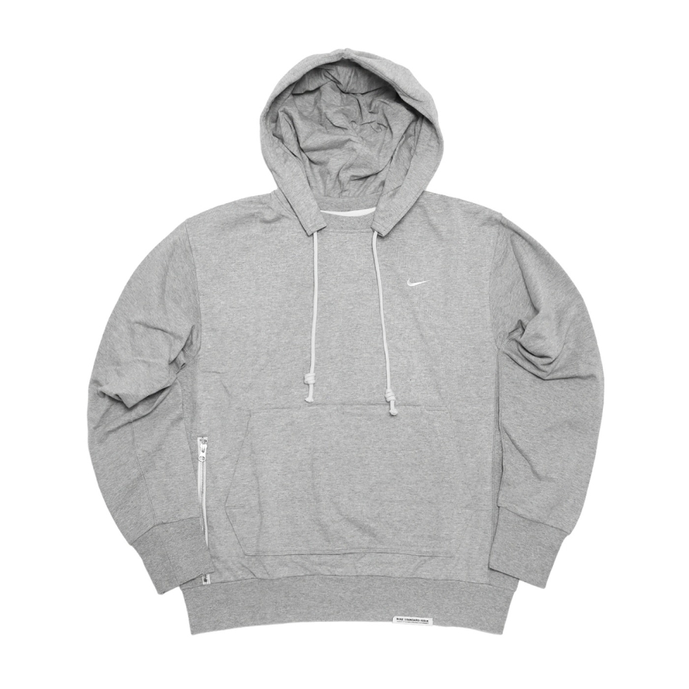 【WS】NIKE DF STD ISS PO HOODIE 男款 運動 休閒 保暖 厚磅 帽T 灰 DQ5819-063-細節圖7