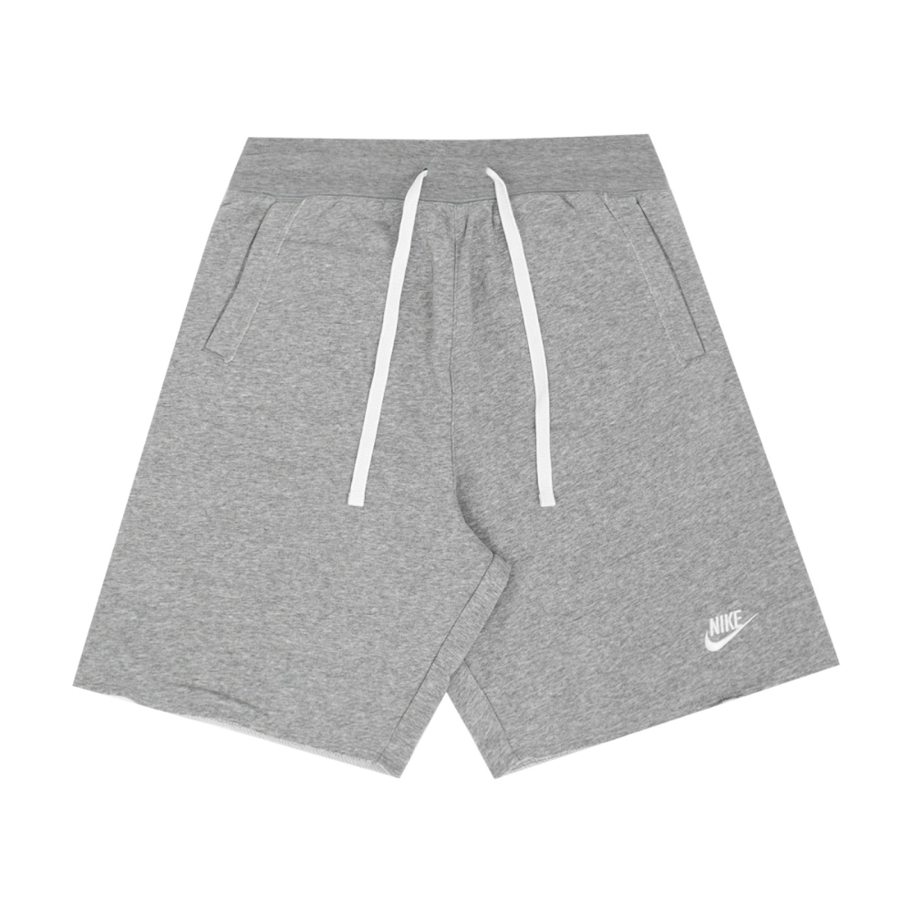 【WS】NIKE NSW SHORTS 男款 灰 寬鬆 刺繡LOGO 運動 休閒 棉褲 短褲 DX0767-063-細節圖7