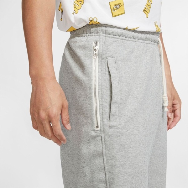 【WS】NIKE STANDARD ISSUE 灰色 男款 運動 休閒 保暖 棉褲 縮口 長褲 CK6366-063-細節圖4
