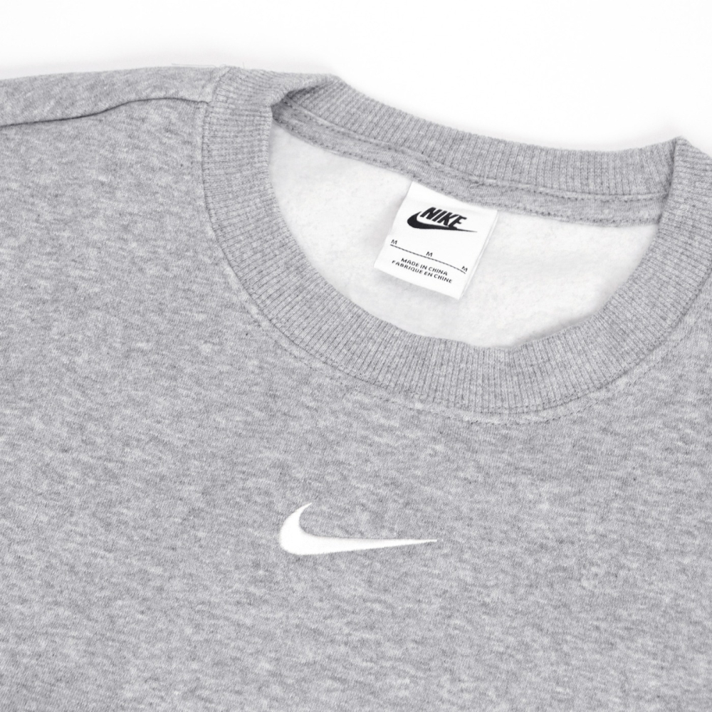 【WS】NIKE W PHOENIX FLC 女款 灰 刺繡 運動 休閒 長袖 T恤 大學T DQ5734-063-細節圖6