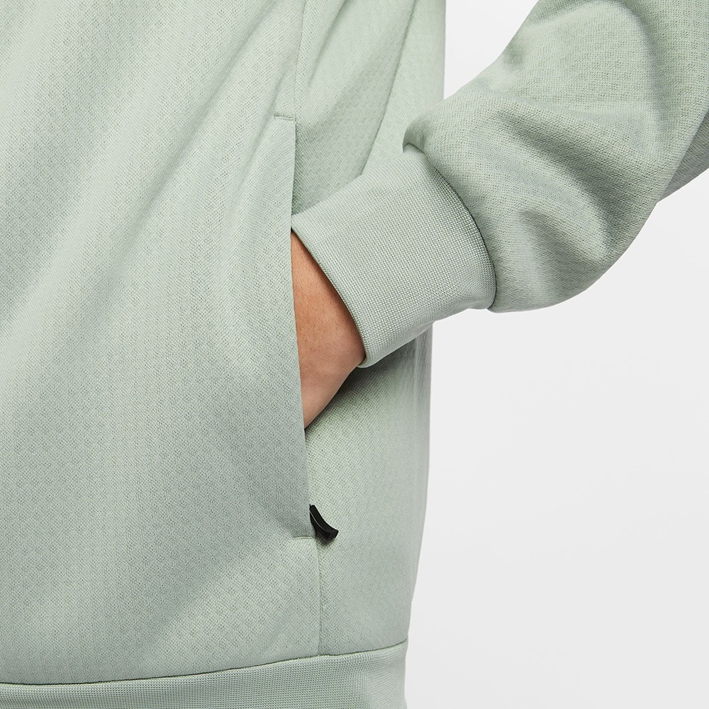 【WS】NIKE THERMA SPHR WNT 男 綠 厚磅 保暖 運動 健身 長袖 連帽 外套 FZ1108-370-細節圖5