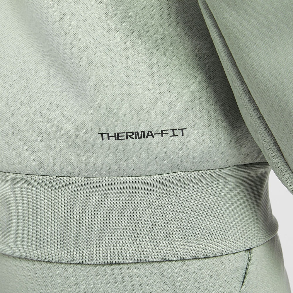 【WS】NIKE THERMA SPHR WNT 男 綠 厚磅 保暖 運動 健身 長袖 連帽 外套 FZ1108-370-細節圖8