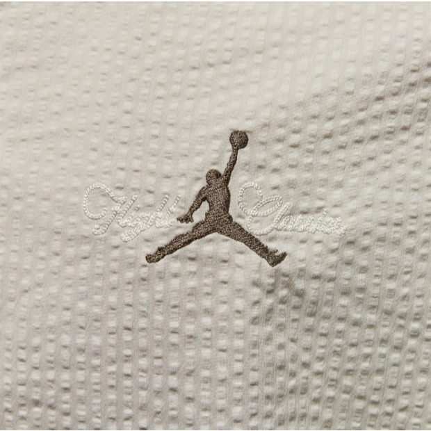 【WS】NIKE JORDAN WSH TOP GCEL 男 米色 刺繡LOGO 短袖 短T 襯衫 IF0388-072-細節圖4