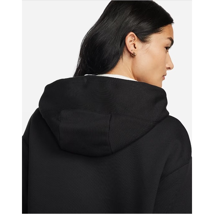 【WS】NIKE W NSW PHOENIX FLEECE 女款 黑 運動 休閒 保暖 長袖 帽T DQ5861-010-細節圖5