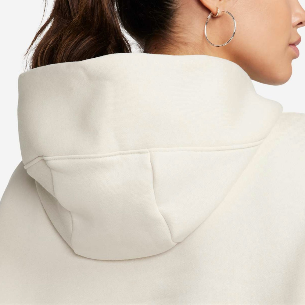 【WS】NIKE W NSW PHOENIX FLEECE 女 米白 運動 休閒 保暖 長袖 帽T DQ5861-104-細節圖4