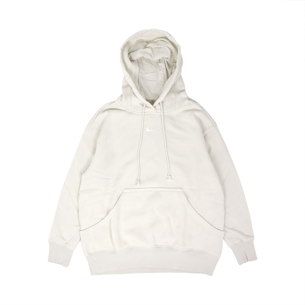 【WS】NIKE W NSW PHOENIX FLEECE 女 米白 運動 休閒 保暖 長袖 帽T DQ5861-104-細節圖6