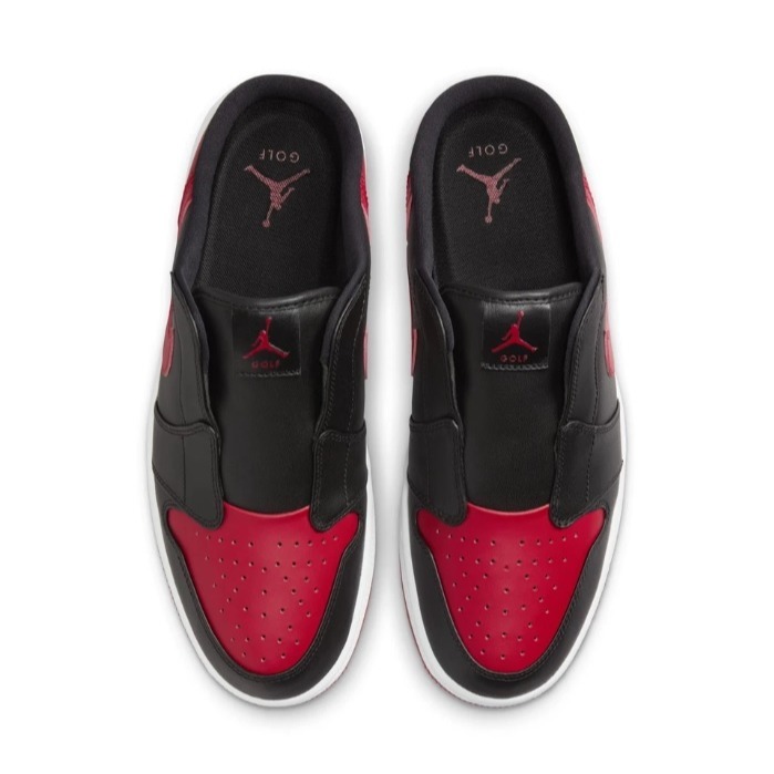 【WS】NIKE JORDAN 1 BRED MULE 男 AJ1 穆勒鞋 低筒 運動 休閒 球鞋 FJ1214-001-細節圖2
