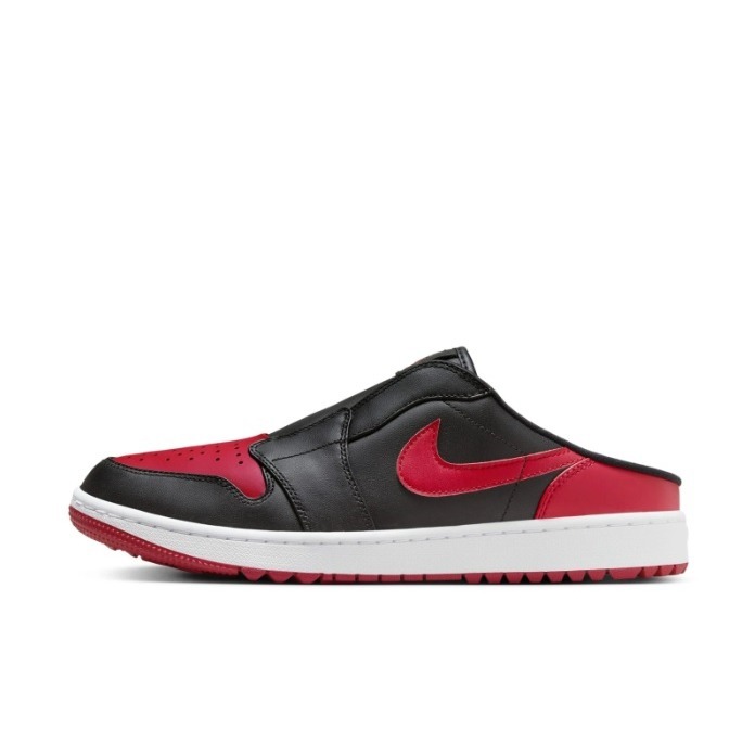 【WS】NIKE JORDAN 1 BRED MULE 男 AJ1 穆勒鞋 低筒 運動 休閒 球鞋 FJ1214-001-細節圖3