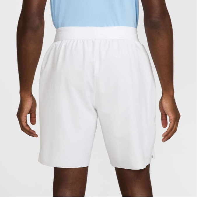 【WS】NIKE NKCT DF ADVTG 8IN 男款 白 運動 網球 梭織 球褲 短褲 FZ9323-100-細節圖3