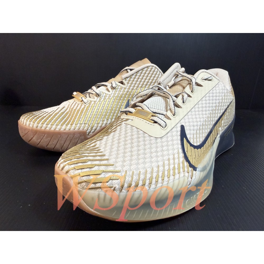 【WS】NIKE COURT ZOOM VAPOR11 PREMIUM 黑金 納達爾 硬地 網球鞋 FN4735-101-細節圖2