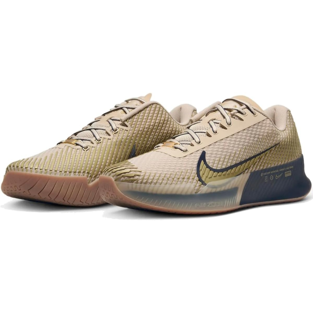 【WS】NIKE COURT ZOOM VAPOR11 PREMIUM 黑金 納達爾 硬地 網球鞋 FN4735-101-細節圖5