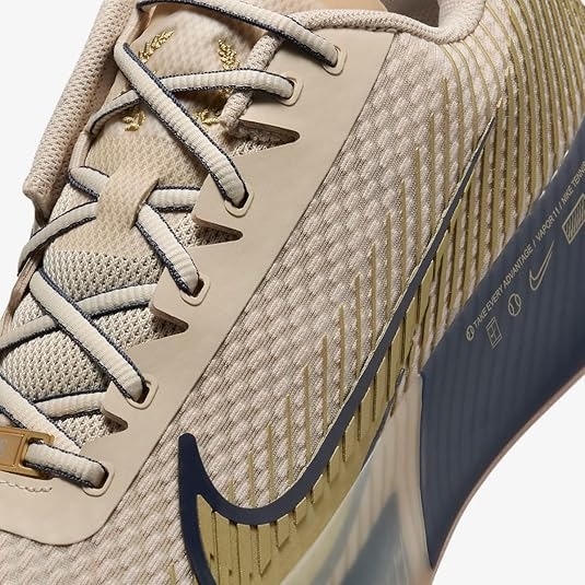 【WS】NIKE COURT ZOOM VAPOR11 PREMIUM 黑金 納達爾 硬地 網球鞋 FN4735-101-細節圖9