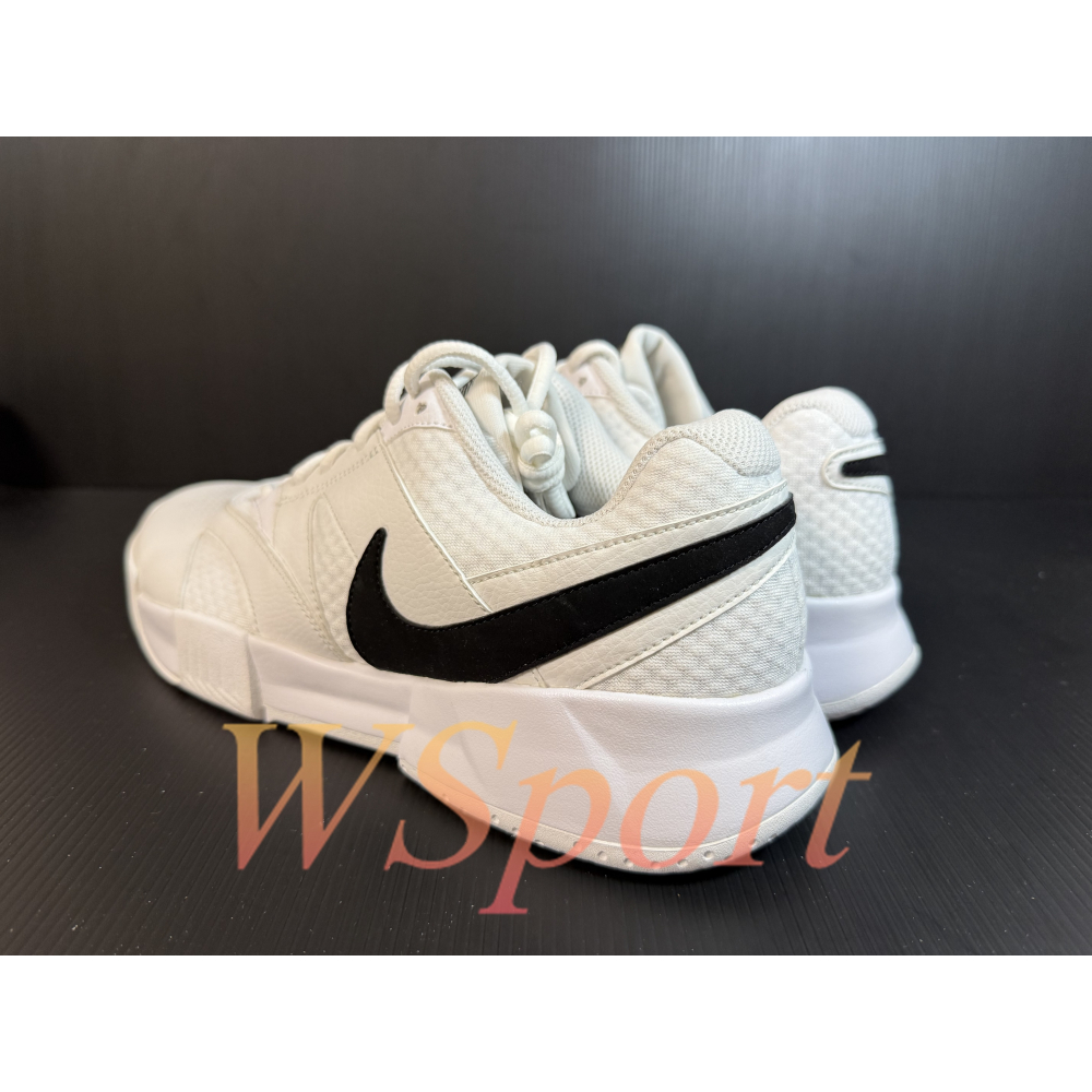 【WS】NIKE COURT LITE4 男鞋 黑白 硬地 運動 納達爾 球鞋 網球鞋 FD6574-100-細節圖3