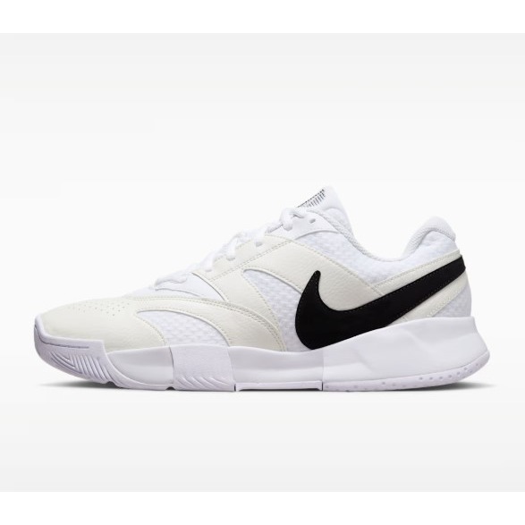 【WS】NIKE COURT LITE4 男鞋 黑白 硬地 運動 納達爾 球鞋 網球鞋 FD6574-100-細節圖5