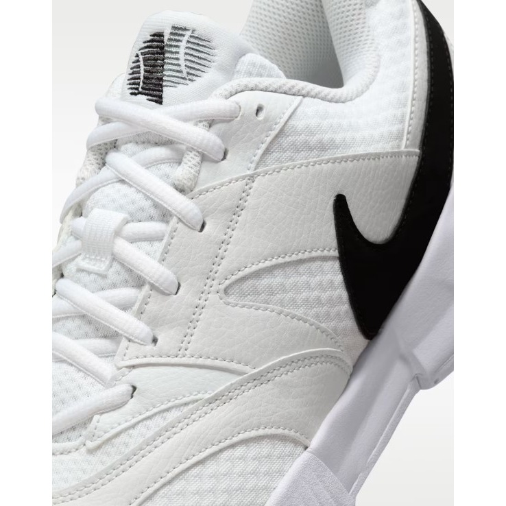 【WS】NIKE COURT LITE4 男鞋 黑白 硬地 運動 納達爾 球鞋 網球鞋 FD6574-100-細節圖9