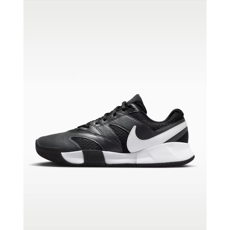 【WS】NIKE COURT LITE4 男鞋 黑白 硬地 運動 納達爾 球鞋 網球鞋 FD6574-001-細節圖6