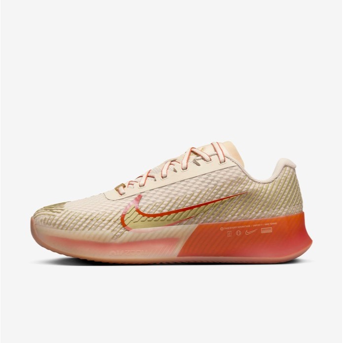 【WS】NIKE W COURT ZOOM VAPOR 11 PRM 納達爾 硬地 運動 網球鞋 FN4766-103-細節圖10