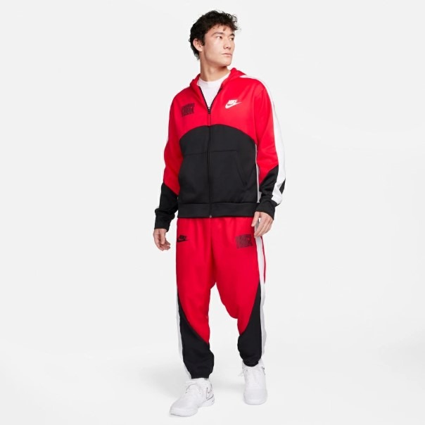 【WS】NIKE STARTING 5 男款 紅黑 FORCE 運動 訓練 健身 籃球 長褲 FB6967-657-細節圖6