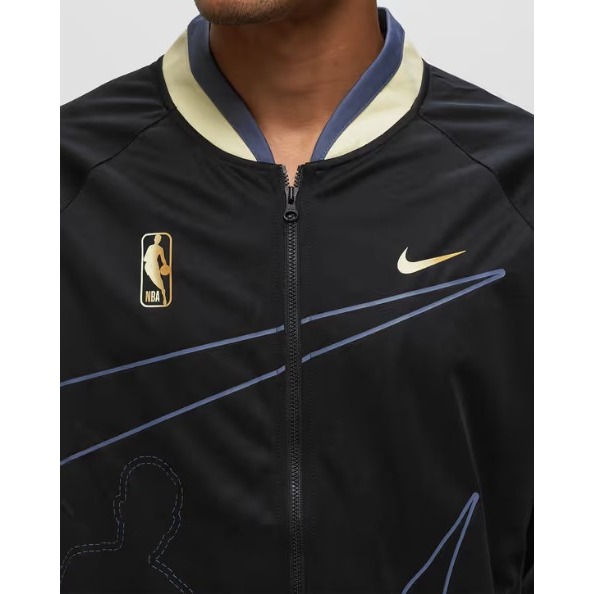 【WS】NIKE NBA TEAM 31 DRI FIT 運動 休閒 籃球 長袖 立領 外套 DX9493-010-細節圖3