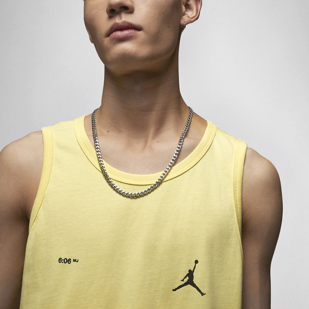 【WS】NIKE JORDAN SPORT 黃 AJ 運動 休閒 籃球 快乾 無袖 背心 DX9606-706-細節圖5