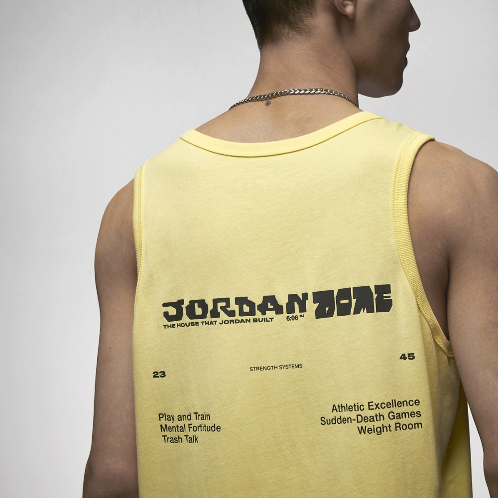 【WS】NIKE JORDAN SPORT 黃 AJ 運動 休閒 籃球 快乾 無袖 背心 DX9606-706-細節圖7