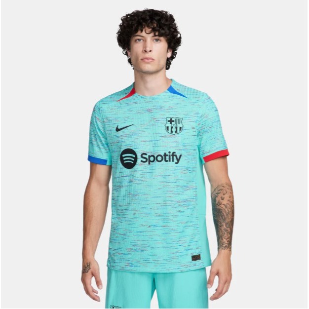 【WS】NIKE FC BARCELONA 23/24 巴塞隆納 運動 足球 T恤 短T 球衣 DX9756-487