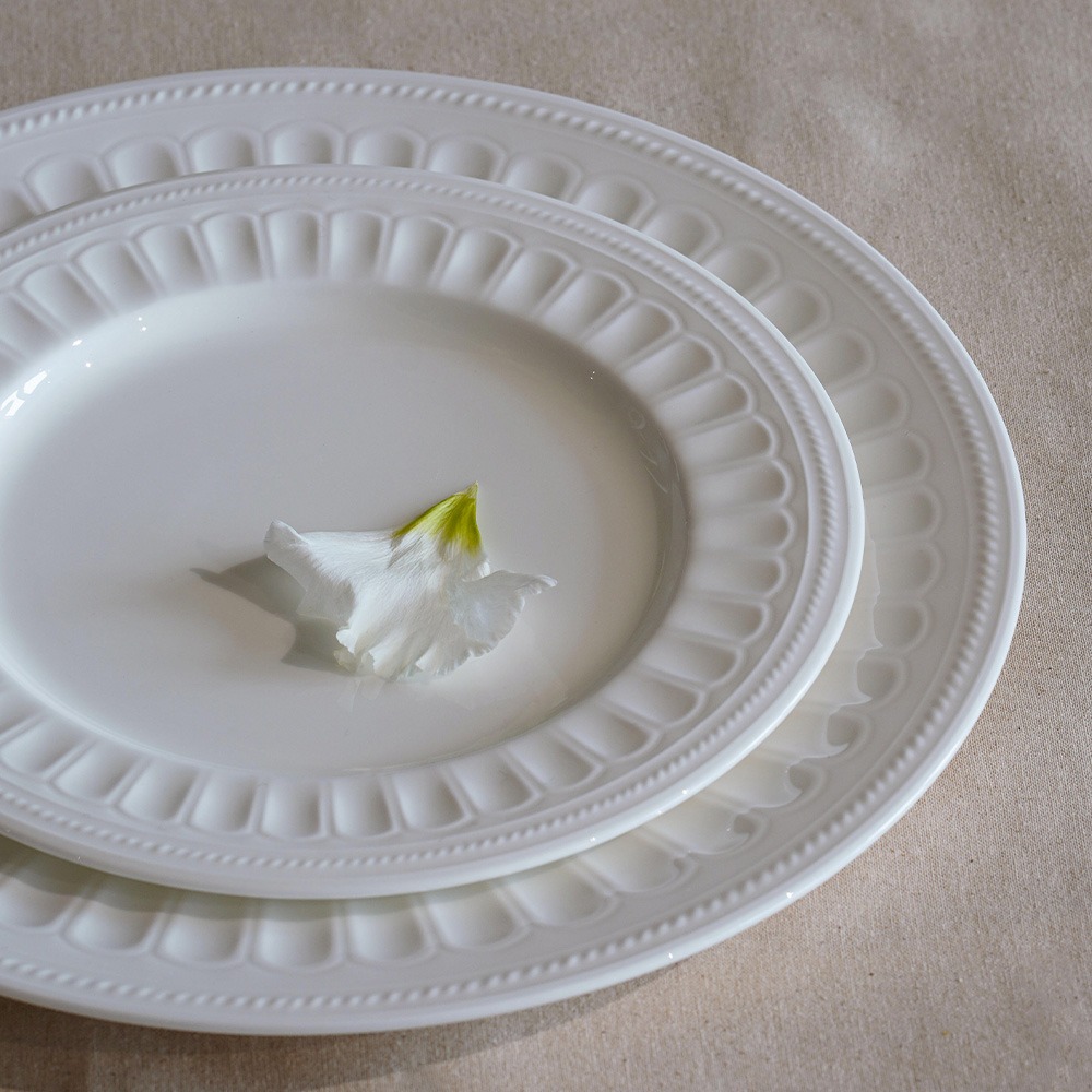 Vacances Romaines plate 羅馬假期系列浮雕平餐盤組(2入組)-細節圖2