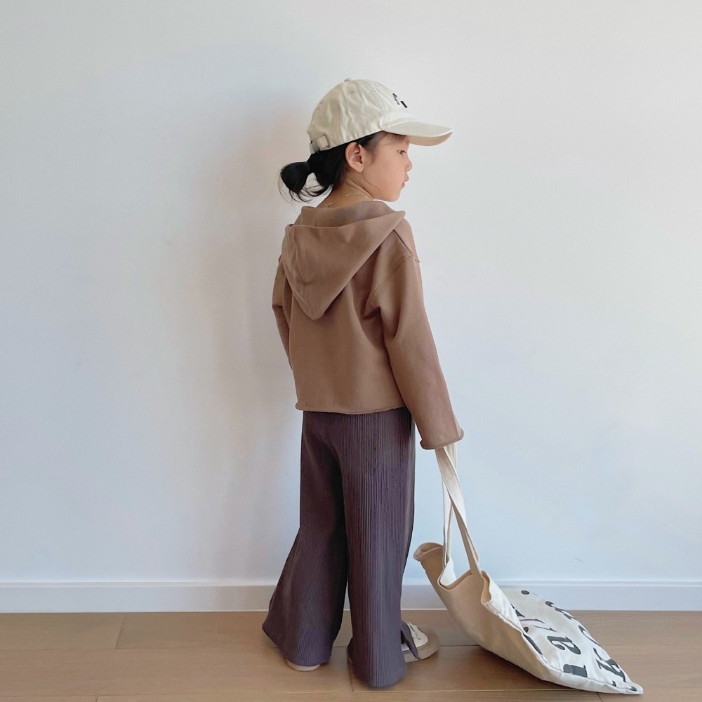 現貨-Bobokids 純棉V領連帽上衣 120+1-細節圖3