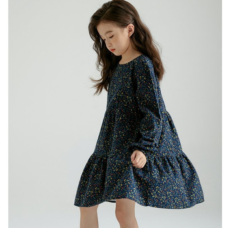 現貨-森系碎花連身裙 #130-細節圖2