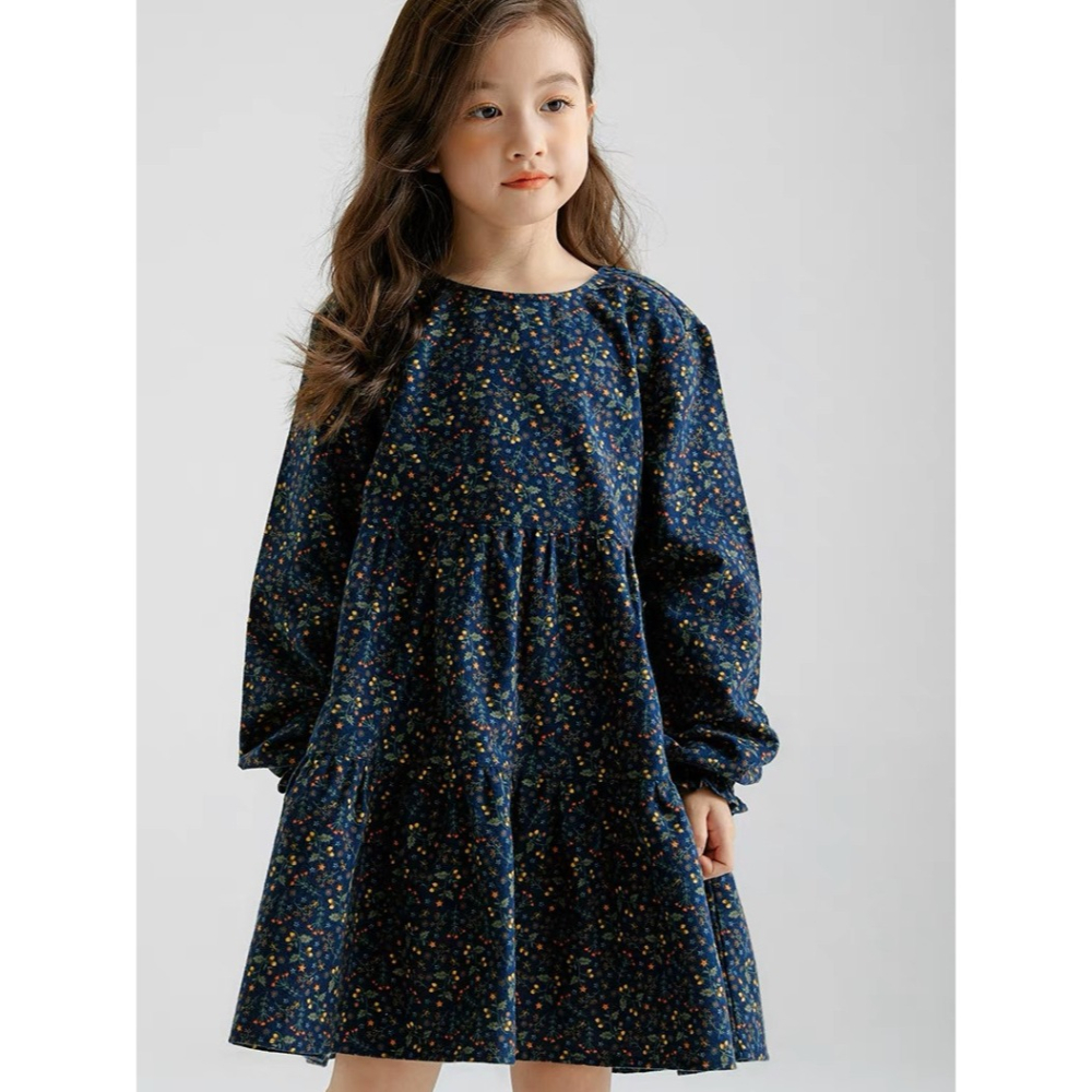 現貨-森系碎花連身裙 #130-細節圖3