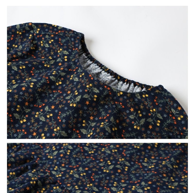 現貨-森系碎花連身裙 #130-細節圖4