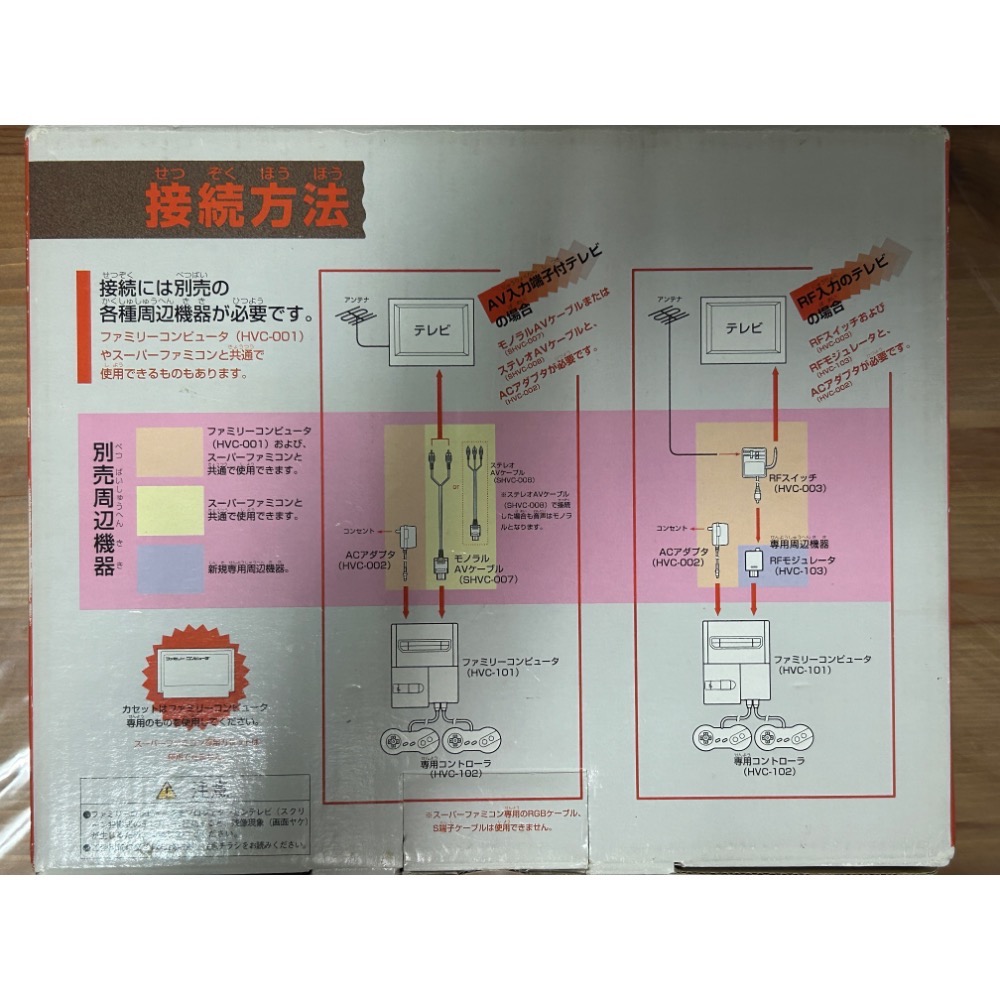 日本進口 任天堂原廠FC FamiCom AV特仕機 （紅白機AV版）-細節圖2