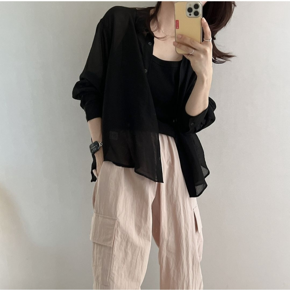 預購/HEDY赫蒂  正韓 飄逸感 彈力皺褶 鬆緊帶 綁帶休閒長裙 涼感/修身(FREE)(薄荷藍、黑、象牙白)-細節圖2