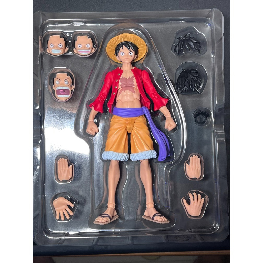 BANDAI 代理版SHF 海賊王 魯夫 入侵鬼島佐助-細節圖2