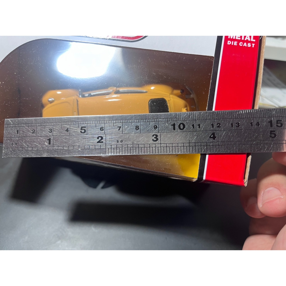 福斯金龜車 重合金 11公分 舊Volkswagen Beetle車模型-細節圖2