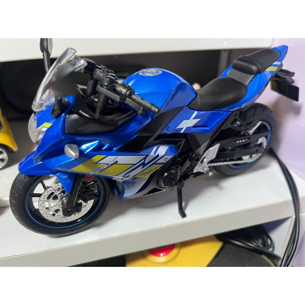 Suzuki GSX-250R 重機車模型 重合金 17公分-細節圖2