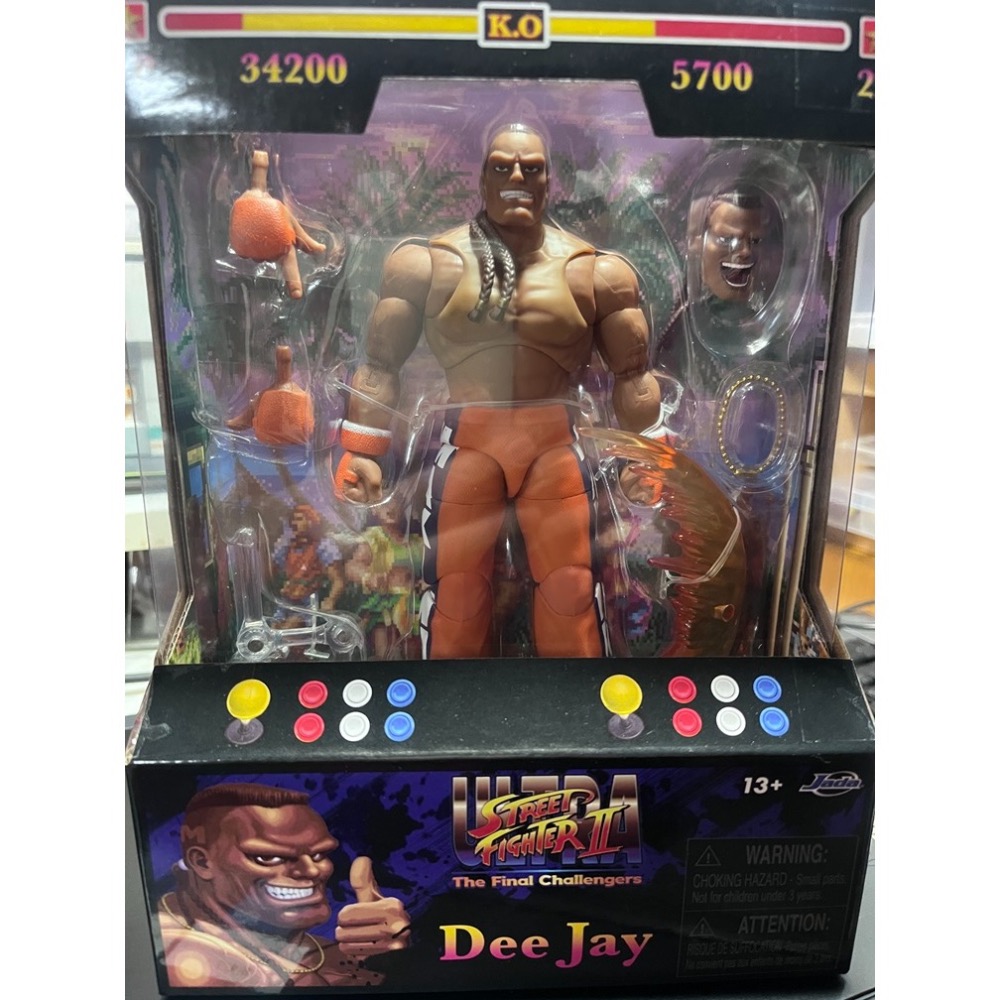 JADA TOYS Street Fighter II 快打旋風2 迪傑 Dee Jay-細節圖2