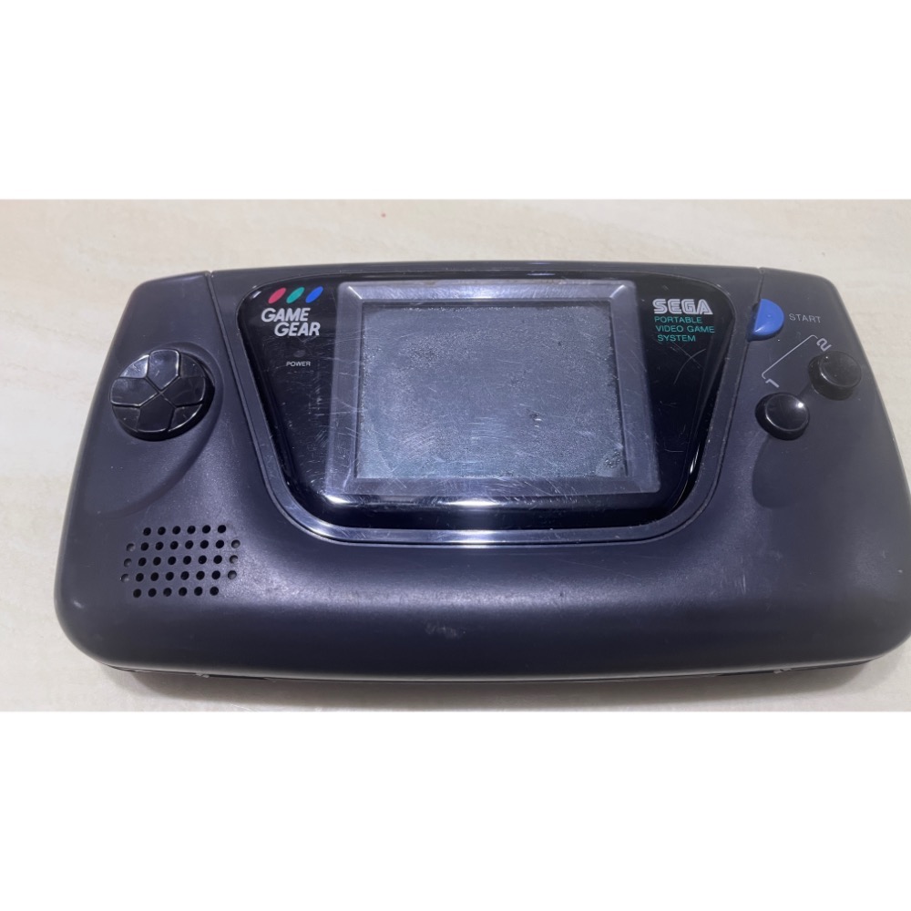 SEGA GAME GEAR 主機含變壓器（故障機）-細節圖2