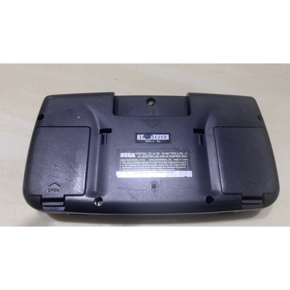 SEGA GAME GEAR 主機含變壓器（故障機）-細節圖3