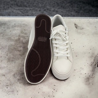 現貨  MIT 台灣製造 手工休閒鞋 小白鞋 休閒鞋 運動休閒鞋 休閒布鞋 皮面布鞋 運動布鞋 打工鞋 皮面白鞋 皮鞋-細節圖4