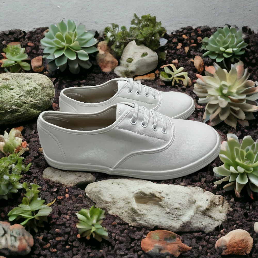 現貨  MIT 台灣製造 手工休閒鞋 小白鞋  懶人鞋 全白鞋 皮面白鞋 皮面布鞋 運動休閒鞋 方便鞋 套腳鞋-細節圖4