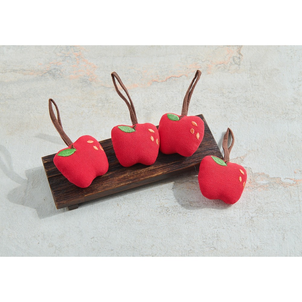 樣樣好物  蘋果手工純棉吊飾-細節圖5