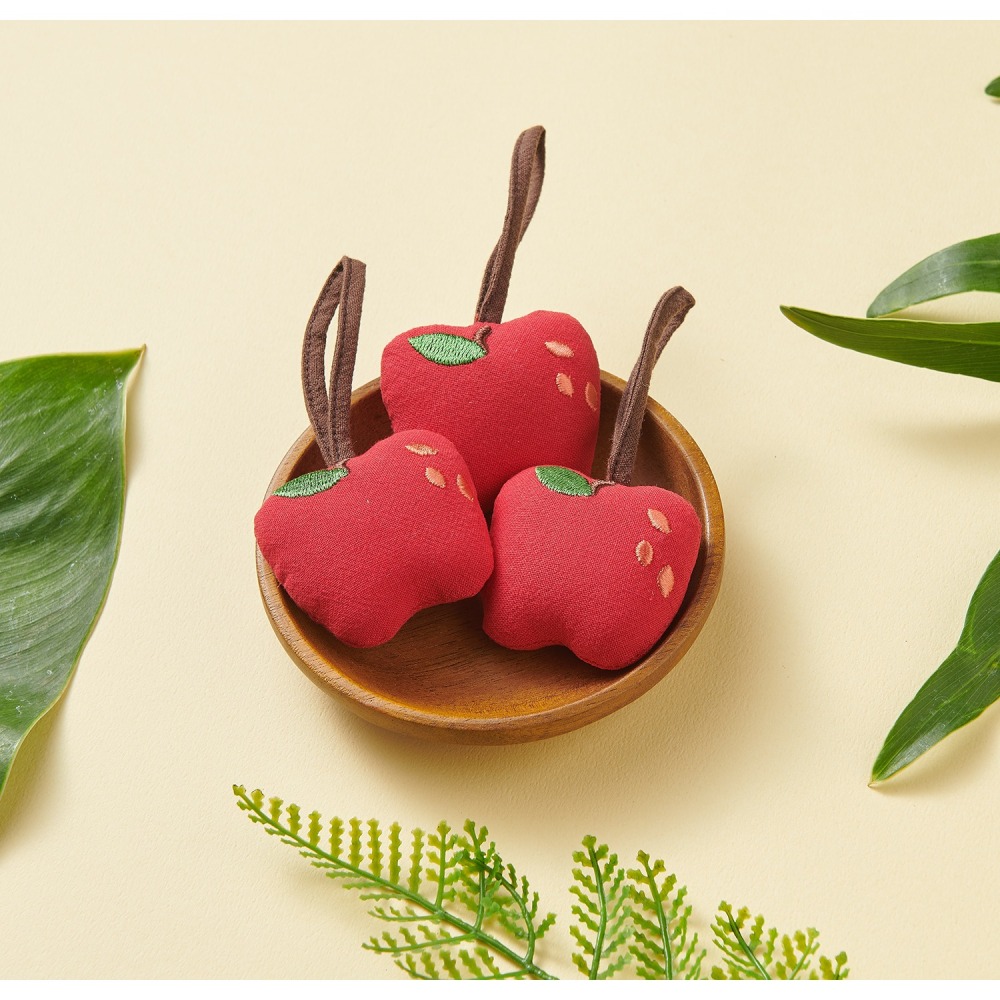 樣樣好物  蘋果手工純棉吊飾-細節圖7