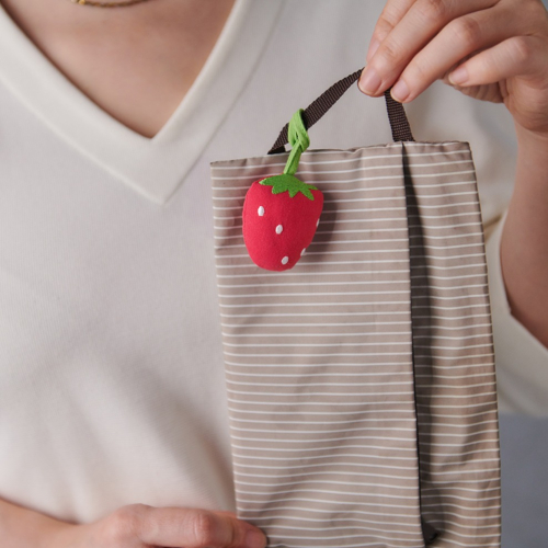 樣樣好物 莓煩惱 草莓手工純棉吊飾